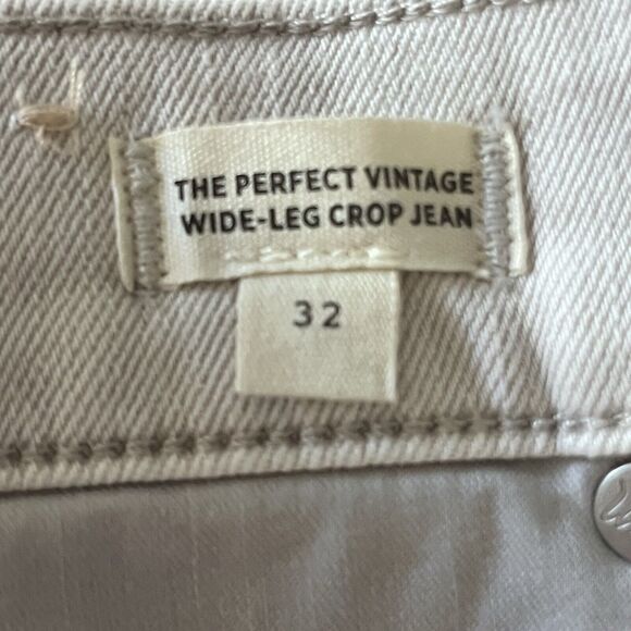 NWT Madewell The Perfect Vintage Wide Leg Crop Jean Stretch Denim Size 32 NEW - Picture 3 of 16